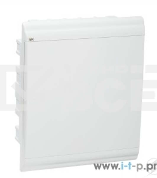 Бокс IEK MKP82-V-24-WD-41-10 ЩРВ-П-24 модуля встраив.пластик IP41 PRIME белая дверь