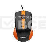 Мышь проводная ExeGate Professional Standard SH-9030BO черный/оранжевый, 1200 dpi, USB, кнопки - 3, фото5