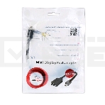 Переходник miniDisplayPort - DisplayPort, Cablexpert A-mDPM-DPF-001, 20M/20F, длина 16см, черный, пакет, фото5