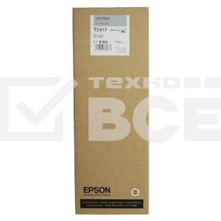 Картридж струйный Epson T5917 (C13T591700) серый (700 мл.) для Stylus 11880
