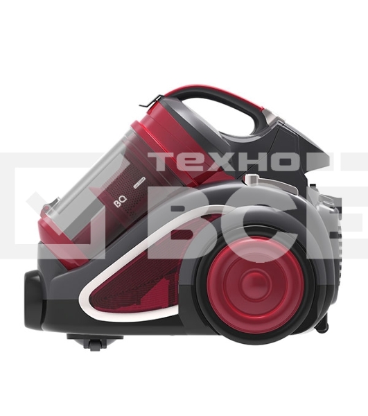 Пылесос BQ VC2208MC красный/серый, 450/2200 Вт, уборка сухая, пылесборник контейнер 4 л
