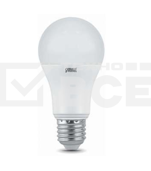 Лампа GAUSS LED Elementary Арт. 23229A60 20W E27 4100K 1/10/40 груша