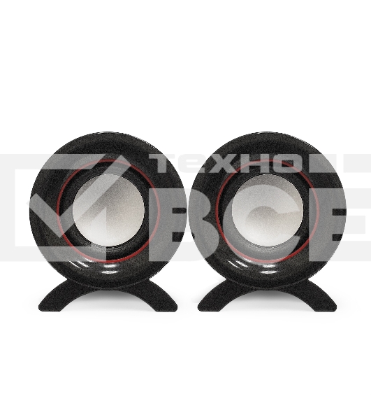Акустическая система 2.0 ExeGate EX287051RUS Disco 150 (питание USB, 2х5Вт (10Вт RMS), 100-20000Гц, черный)