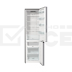 Холодильник Gorenje NRK6201PS4 серебристый металлик двухкамерный 235/96л морозилка снизу, фото 1