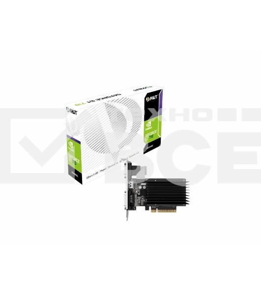 Видеокарта PALIT GeForce GT710 / 2GB DDR3 64bit / D-SUB, DVI-D, HDMI / PA-GT710-2GD3H / RTL