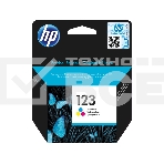 Картридж струйный HP 123 F6V16AE многоцветный, 100 стр., для HP DJ 2130, фото2
