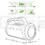 Фонарь прожекторный модель GFL603 8W 400lm lead acid 1500mAh диммируемый LED 1/10/20, фото5