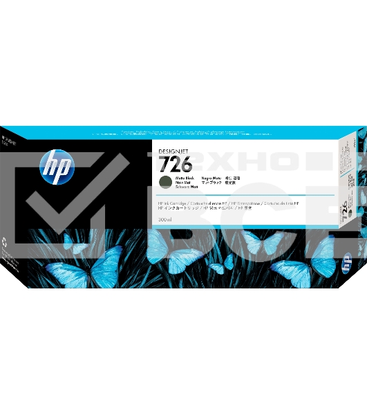 Картридж струйный HP 726 CH575A черный матовый для HP DJ (300мл)