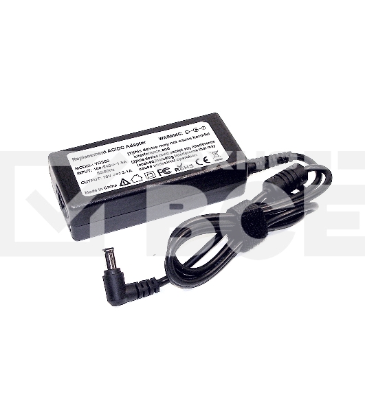 Блок питания для монитора и телевизора LCD 19V 3.10A 59W (6.5x4.4mm) OEM