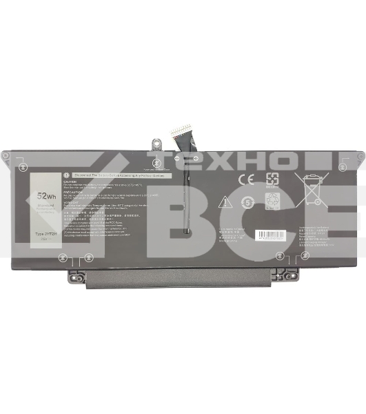Аккумуляторная батарея для ноутбука Dell Latitude 7310 7410 (JHT2H) 7.6V, 52Wh