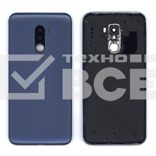 Задняя крышка для Xiaomi Pocophone F1 синяя