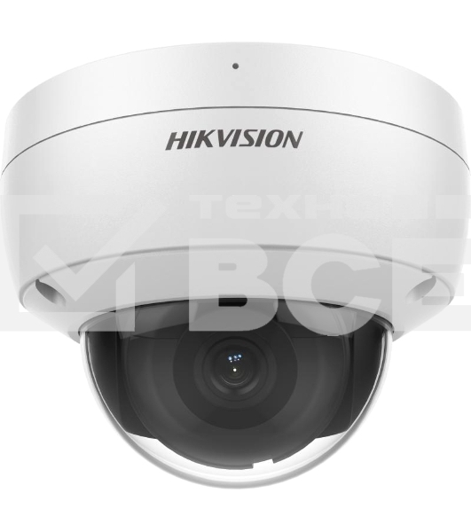 Уличная купольная IP-камера 2Мп HIKVISION DS-2CD2123G2-IU(D)(2.8мм) с EXIR-подсветкой до 30м и технологией AcuSense