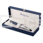 Ручка роллер Waterman Expert L`Essence du Bleu (CW2166429) LaqBlue CT F черн. черн. подар.кор., фото3