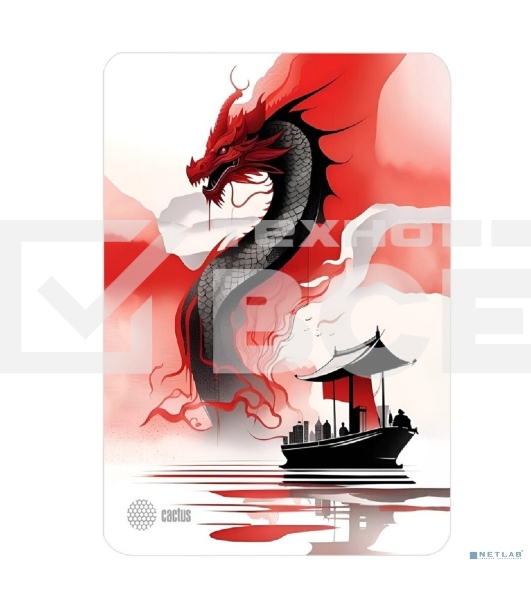 Коврик для мыши Cactus Red Dragon 400x300x3мм (CS-MP-PRO21XL)