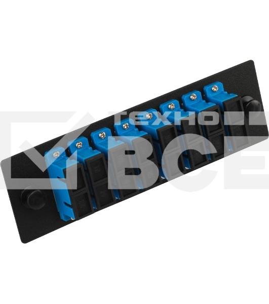 Адаптерная панель для кроссов LAN-FOBM с 8 симплексными адаптерами SC/OS2