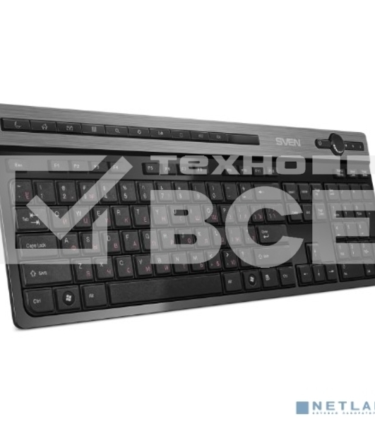 Клавиатура SVEN KB-E5500W беспроводная USB черный