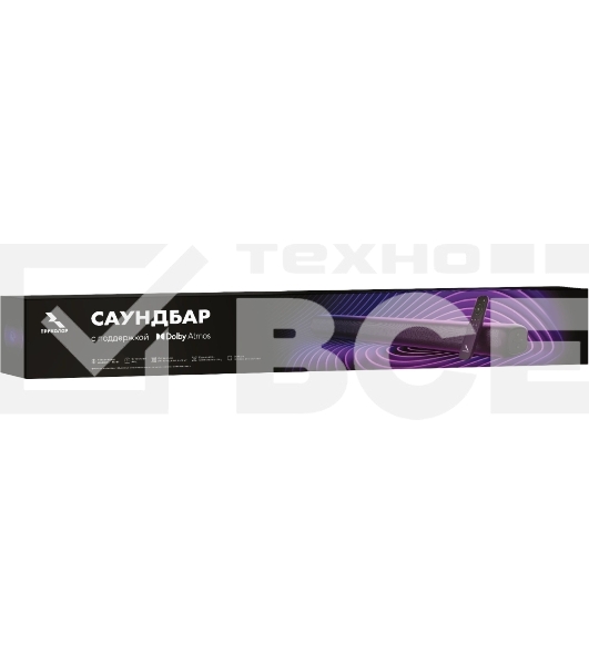 Саундбар Триколор TR-SB-02 2.1 100Вт+40Вт черный