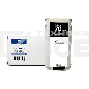 Струйный картридж NVPrint 70 (NV-C9449A) Photo Black для HP DesignJet Z2100/Z3100/Z3200/Z5200/Z5400 (130 мл) совместимый