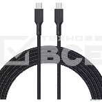 Кабель Aukey Nylon Braided 100w Kevlar 1m черный, фото 1