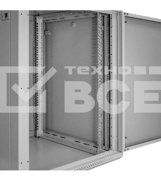 Шкаф телекоммуникационный 19' настенный 15U ExeGate EC-WM-15U.600.M.GREY (19”, 15U, 600x600x769mm (ШхГхВ), передняя дверь металл, съемные боковые панели, пыле- и влагозащита IP23, светло-серый RAL 7035)
