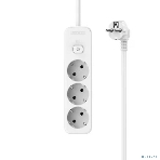 Сетевой удлинитель Perfeo 'REAL STRIP' 1,0м, 3 розетки, 16А, 3500 Вт, белый., фото3