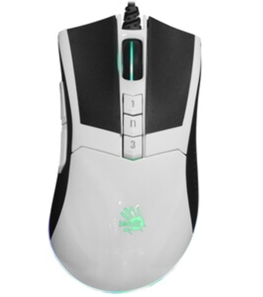 Мышь проводная A4Tech Bloody W90 Max белый/черный, 10000 dpi, USB, кнопки - 10