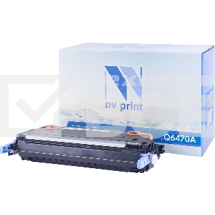 Картридж лазерный NVPrint совместимый NV-Q6470A Black для HP Color LaserJet 3505X/3505N/3505/3505DN/3800N/3800DTN/3800DN/3600/3600N/3600DN/3800 (6000k)