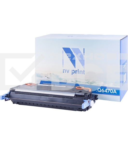 Картридж лазерный NVPrint совместимый NV-Q6470A Black для HP Color LaserJet 3505X/3505N/3505/3505DN/3800N/3800DTN/3800DN/3600/3600N/3600DN/3800 (6000k)