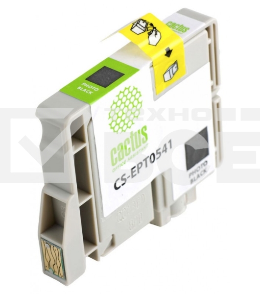 Картридж струйный Cactus CS-EPT0541 черный (16,2 мл) для Epson Stylus Photo R800/ R1800