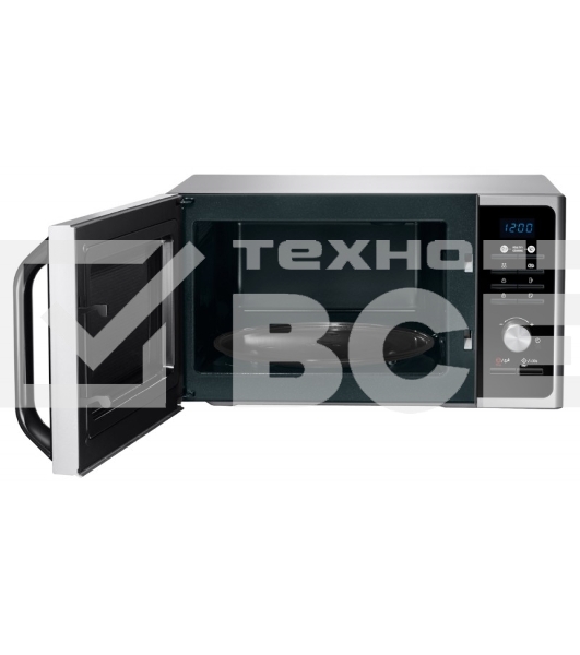 Микроволновая печь Samsung MS23F302TAS серебристый 23л 800Вт  кнопки, поворотный механизм