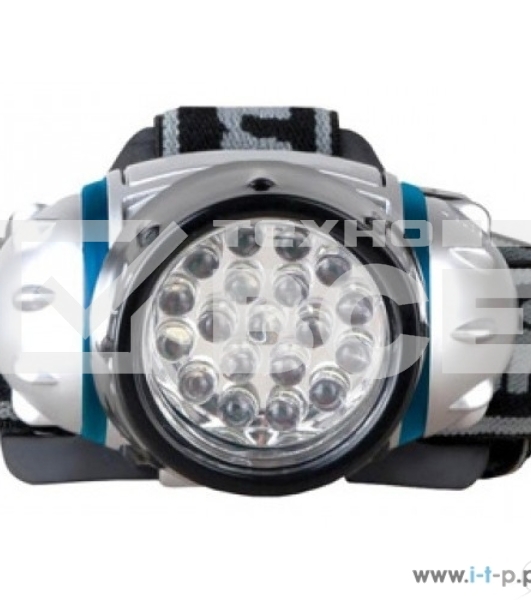 Фонарь Camelion LED5313-19F4 (фонарь налобн, металлик, 19LED, 4 реж, 3XR03 в компл, пласт, блист)