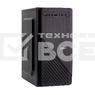Компьютерный корпус Minitower Exegate BAA-103 Black, mATX, <без БП>, 2*USB, Audio