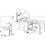Газоэлектрический духовой шкаф Gefest 621-03 К56, встраиваемый, фото 1