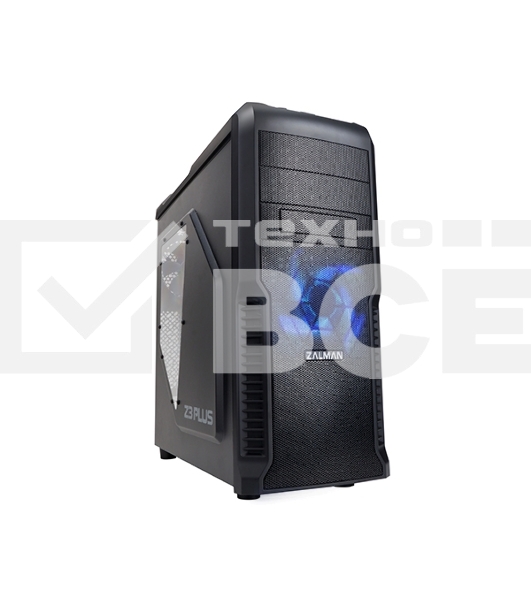 Компьютерный корпус Zalman Z3 Plus черный w/o PSU ATX 1x80mm 1x92mm 2x120mm 2xUSB2.0 1xUSB3.0 audio bott PSU