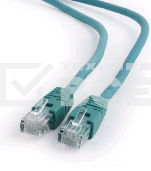 Патч-корд UTP Cablexpert кат.6, 1м, литой, многожильный (зелёный)