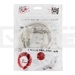 Кабель Gembird/Cablexpert CC-PPVGA-6, Кабель VGA Premium ,15M/15M,1.8м, тройной экран, феррит.кольца, пакет, фото6