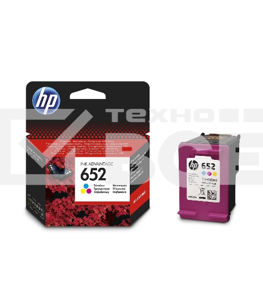 Картридж струйный HP 652 F6V24AE многоцветный, 200стр., для HP DJ IA 1115/2135/3635/4535/3835/4675