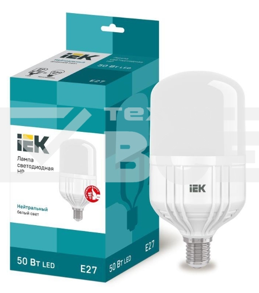 Лампа Iek LLE-HP-50-230-40-E27 светодиодная HP 50Вт 230В 4000К E27 IEK