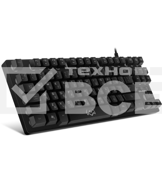 Игровая клавиатура SVEN KB-G7400 (87кл., 12 Fn функций, подсветка) Игровая клавиатура SVEN KB-G7400 (87кл., 12 Fn функций, подсветка)