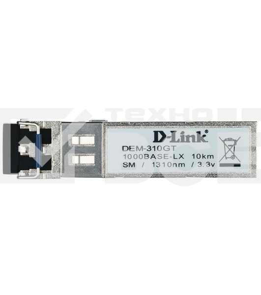 Трансивер D-Link DEM-310GT/DD, 1-port mini-GBIC LX Single-mode Fiber Transceiver (up to 10km, support 3.3V power), DDM support