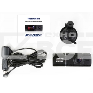 Видеорегистратор TrendVision Proof PRO GPS черный 1080x1920 146гр. GPS