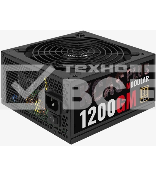 Блок питания Aerocool / Formula KCAS PLUS 1200GM V2, 1200Вт, 80 PLUS Gold, модульный, 140мм, черный
