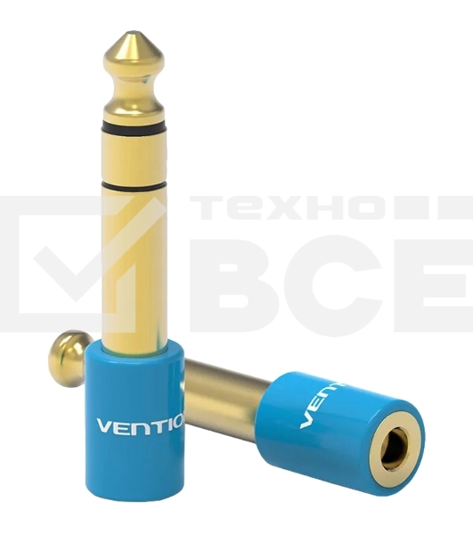 Переходник Vention Jack 3.5 mm F/6,5 mm M VAB-S01-L