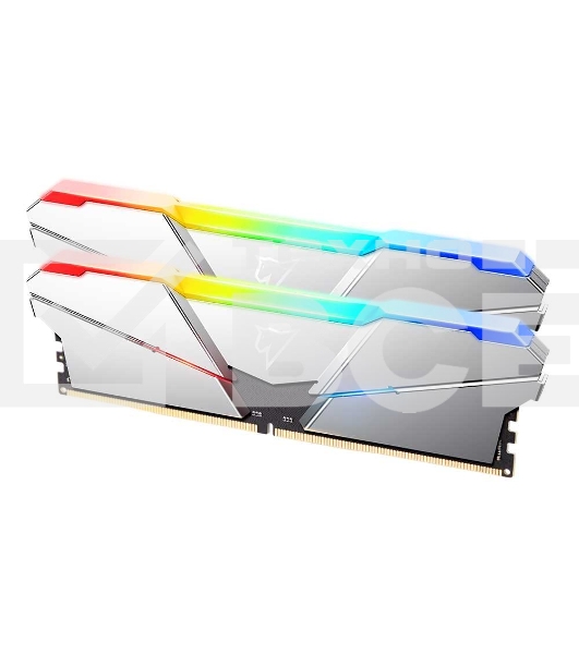 Оперативная память NETAC Shadow, DDR5, 32GB (2x16 GB), 4800 MHz, CL40, радиатор, RGB, серебристый