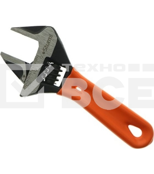 Ключ Sturm! 1045-28-120 разводной c  короткой ручкой 120мм, зев 24мм, CrV