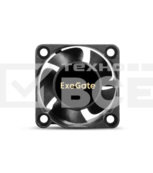 Вентилятор для корпуса ExeGate EX04020S2P черный, 40 мм, 6500 об/мин, 28 дБ, 2 pin
