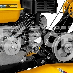 Мотоблок DPT-270SB, 7 л.с., ремен.сцеп, фрез 3х4, ШОМ, без колес, передачи 2В/1Н  Denzel, фото7