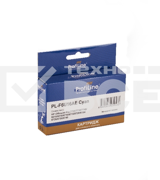 Картридж струйный совместимый PL-F6U16AE №953XL для HP OfficeJet Pro 8710/8715/8720/8730/8210/8725 Cyan PL