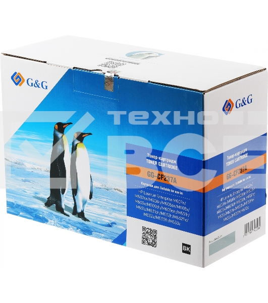 Картридж лазерный G&G GG-CF237A черный (11000стр.) для HP LJ M607n/M608n/M608dn/M609x/M631h/M631z/M632h