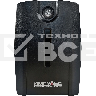 Источник бесперебойного питания Импульс Юниор Смарт 600 360Вт 600ВА черный